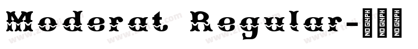 Moderat Regular字体转换